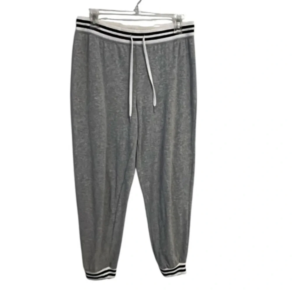 Free Press Gray Women’s Sweatpants with Striped Waistband M